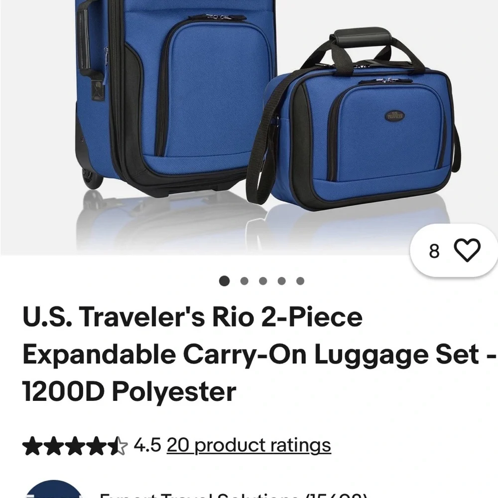 US traveler Rio small blue bag for travel